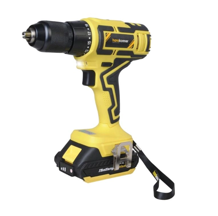 Дрель акк. Hanskonner HCD1855R 18В Li 2Ач 55Нм 13мм 2акк.кейс