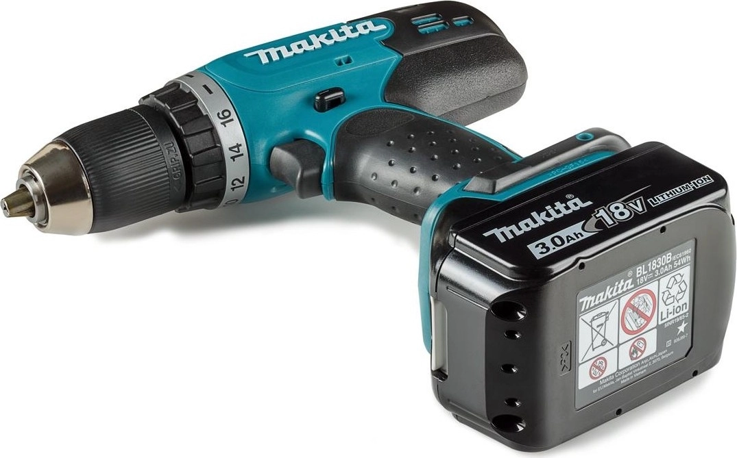 Дрель акк. Makita DDF453RFE 18В Li 3Ач 42Нм 13мм 2акк.+ЗУ-image-2