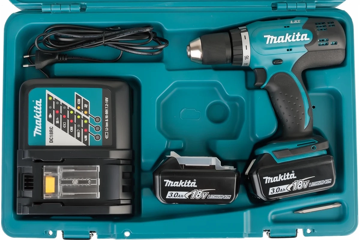 Дрель акк. Makita DDF453RFE 18В Li 3Ач 42Нм 13мм 2акк.+ЗУ-image-3