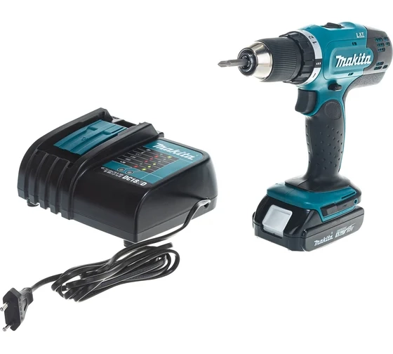 Дрель акк. Makita DDF453SYX5 18В Li 1,5Ач 42Нм 13мм 1акк.+набор бит Makita E-03084