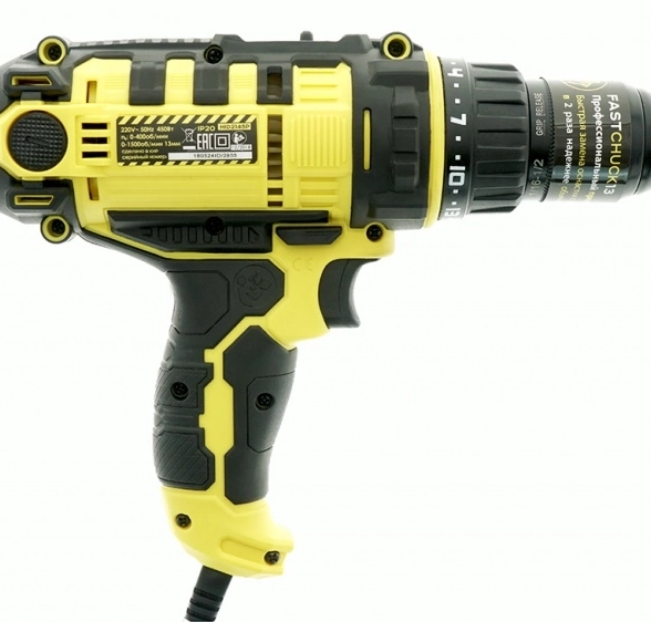Дрель-шуруповерт Hanskonner HID2145P 450Вт БЗП 50Нм 13мм