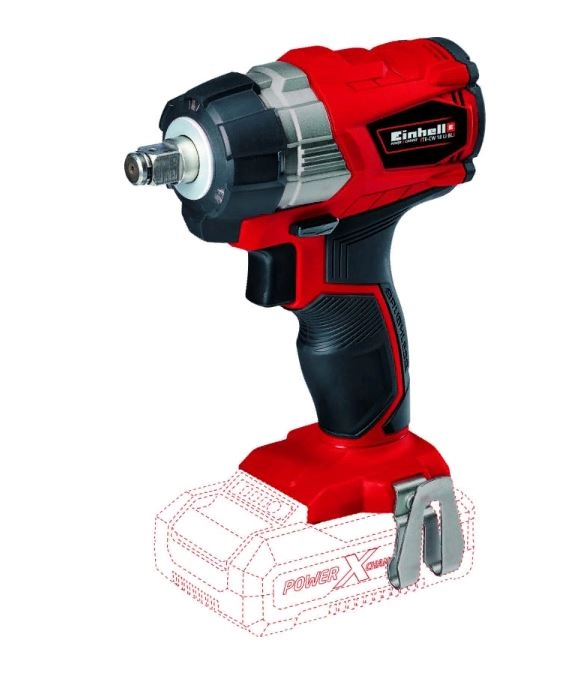 Гайковёрт акк.бесщ.ударный Einhell PXC TE-CW 18В 215Нм 1/2" без аккумулятора и ЗУ