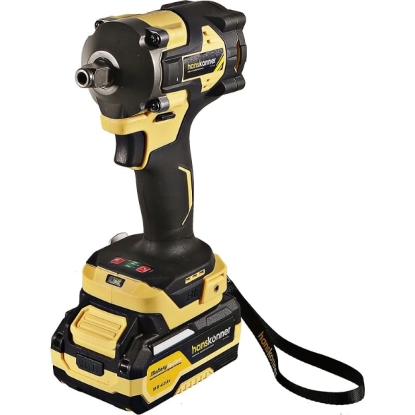 Гайковерт акк.бесщ.уд.Hanskonner HCD20420BL 18В 420Нм 1/2" без АКБ и ЗУ