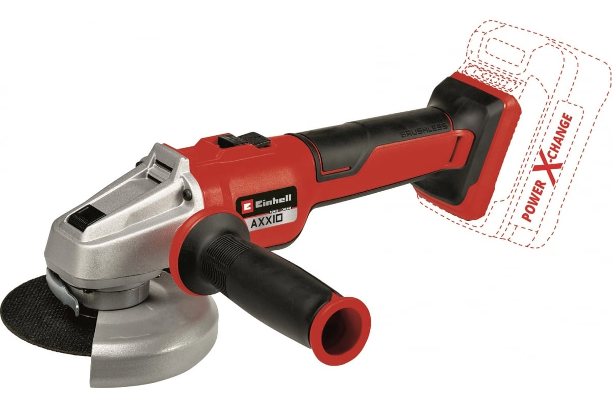 УШМ акк. бесщёт. Einhell PXC AXXIO 18/125 Q BL 18В 125мм 8500об/мин без аккумулятора и ЗУ