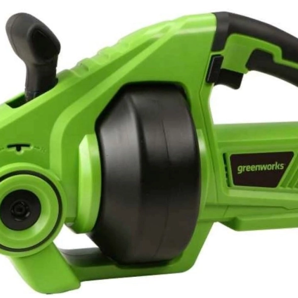 Машина для прочистки труб аккумуляторная GreenWoorks G24DA 24В 550об/мин без аккумулятора и ЗУ