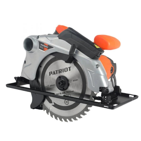 Пила циркулярная Patriot CS212 1800Вт 210/30мм 4500об/мин