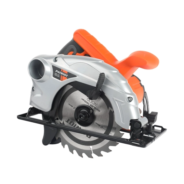 Пила циркулярная Patriot CS162 1200Вт 160/20мм 4700об/мин