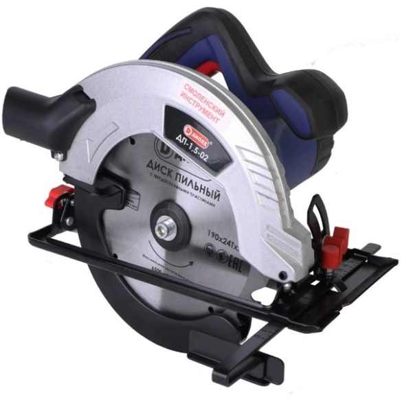Пила циркулярная Диолд ДП-1,5-0,2-190 1500Вт 190/20мм 5500об/мин