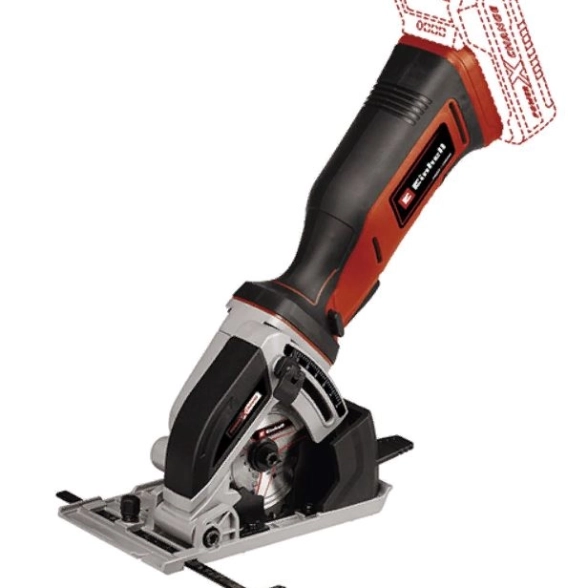 Пила циркулярная-мини акк. Einhell PXC TE-CS 18/89 Li-Solo 18В 89мм без аккумулятора и ЗУ
