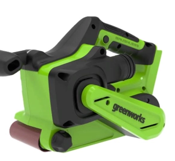 Машина шлифовальная ленточная аккумуляторная бесщёточная GreenWorks G24BS 24В 76х457мм