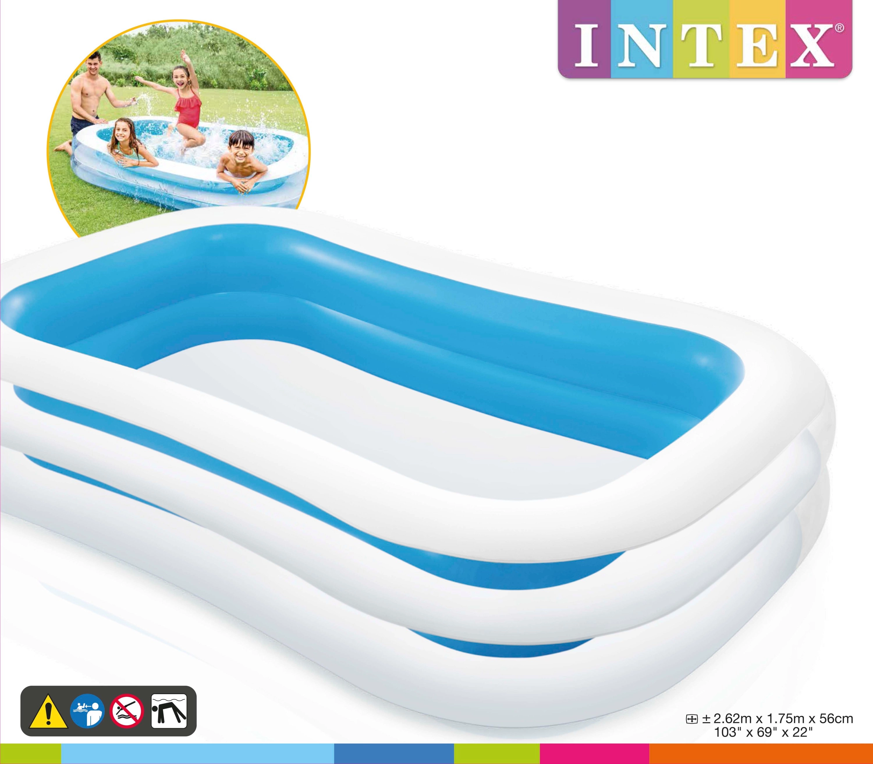 Бассейн Intex Семейный 2кольца 56483-image-1