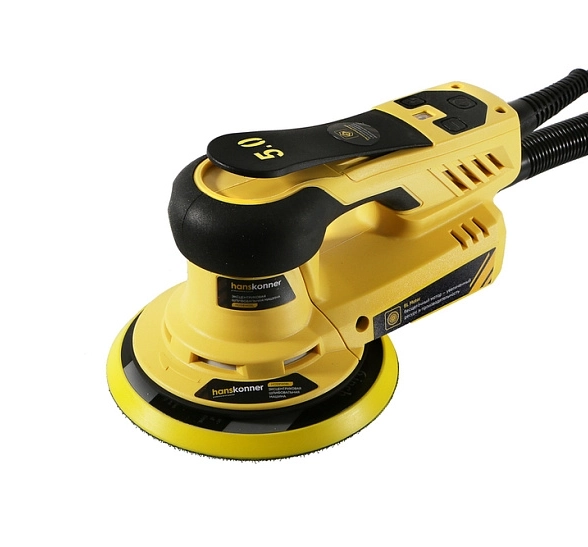 Машина шлиф.орбитальная Hanskonner HOS8140BL 400Вт 150мм 5мм 4000-10000об/мин