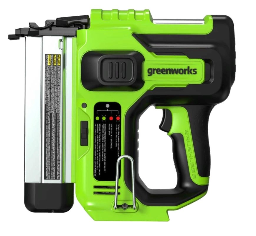 Степлер аккумуляторный GreenWorks G24BN 24Вт 100уд/мин 18GA