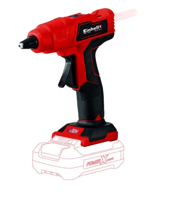 Пистолет клеевой акк. Einhell PXC TE-CG 18Li-Solo 18Вт 11мм без аккумулятора и ЗУ