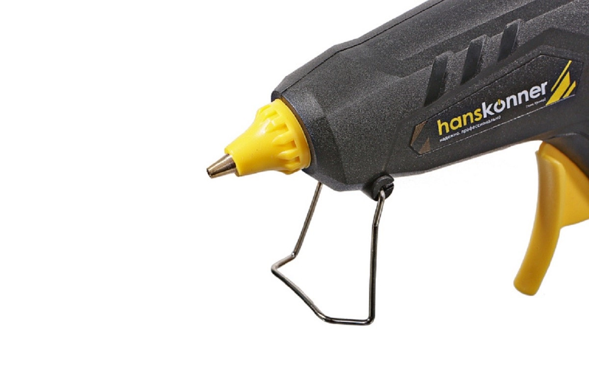 Пистолет клеевой Hanskonner HGG11100 100Вт 11мм 4стержня-image-1