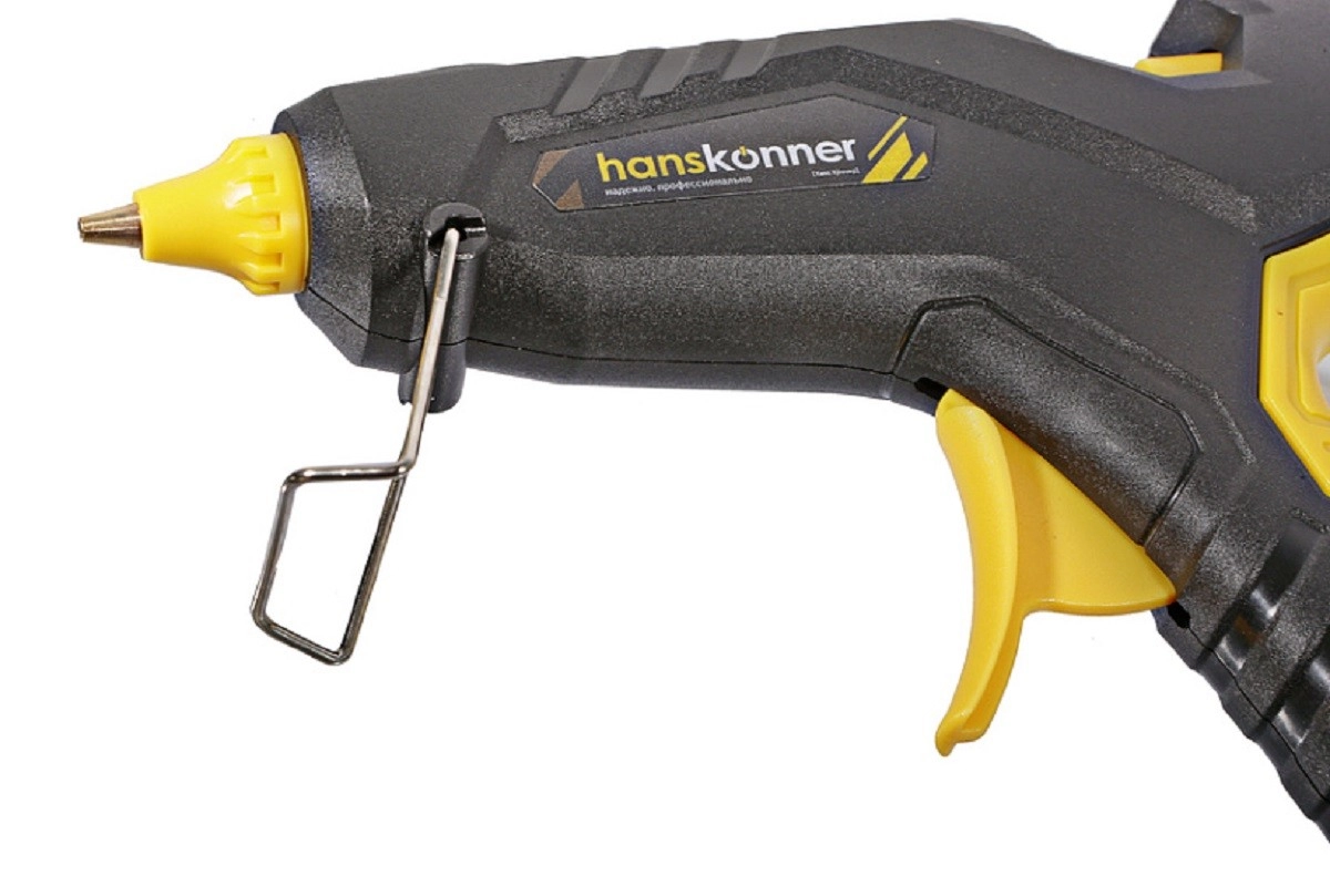 Пистолет клеевой Hanskonner HGG11100 100Вт 11мм 4стержня-image-5