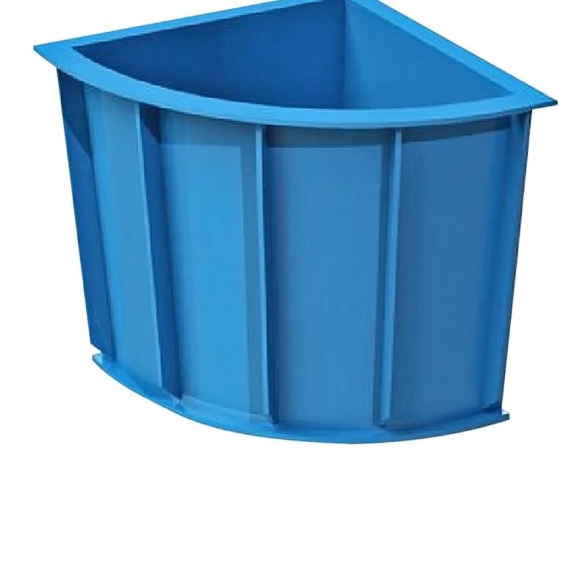 Купель угловая 110x110x100см