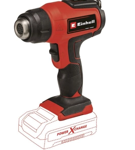 Фен аккумуляторный Einhell TE-HA 18 Li-Solo 18В 550`C 200л/мин