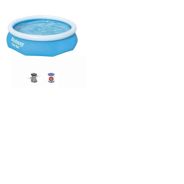 Бассейн Bestway надувной 305x76см Fast Set 3800л 57270BW