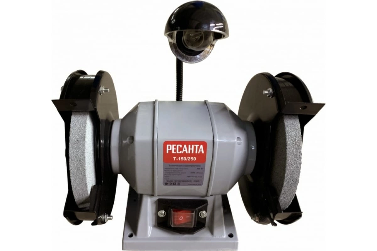 Станок шлифовальный дисково-ленточный Ресанта Т-150/350Л 350Вт 150х16х12,7мм 2950об/мин