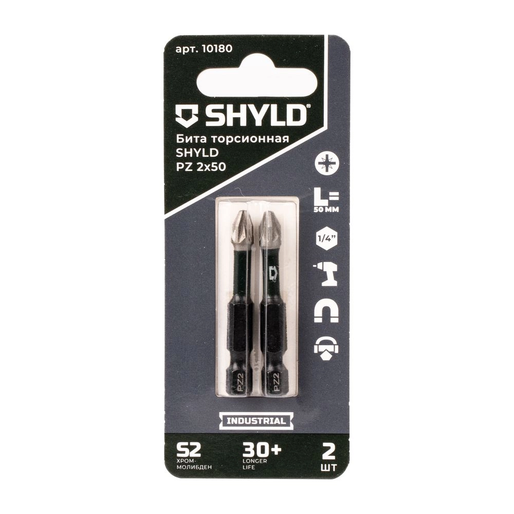 Бита SHYLD торсионная PZ2x50 2шт