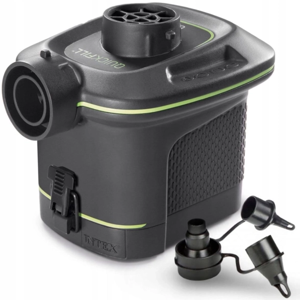 Насос д/бассейна INTEX электр. 3насадки на батарейках 66638