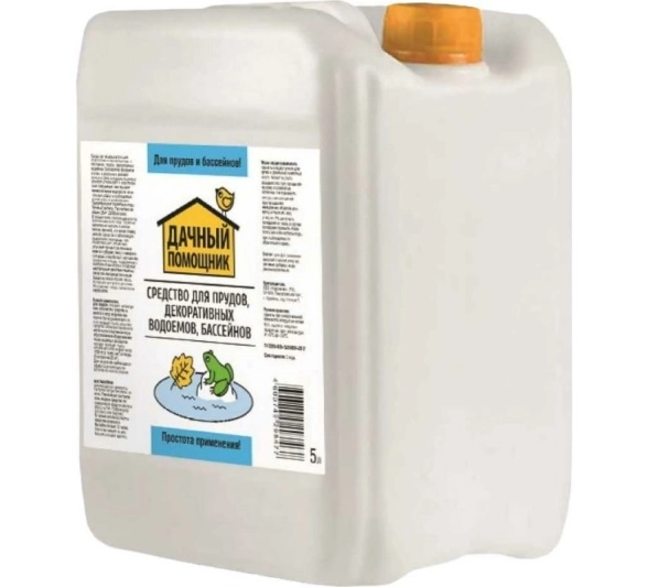 Концентрат Дачный Помощник д/очистки прудов/бассейнов 5000мл