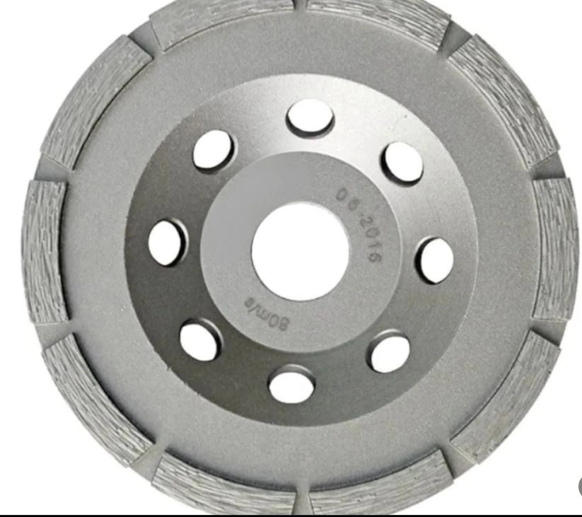 Чашка алмазная 125x22.23x8x5мм однорядная D-60682