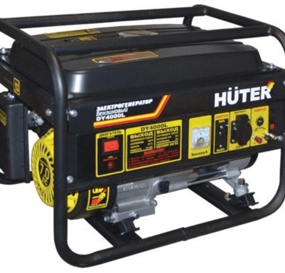 Генератор Huter DY4000L 3,3/3КВт 15л 220В ручной запуск