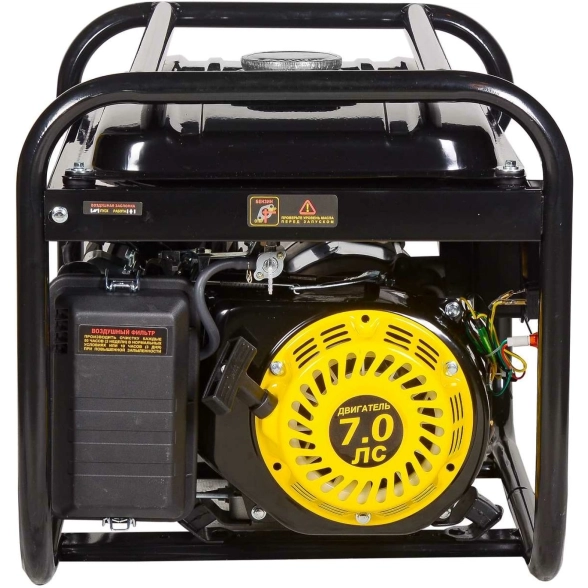 Генератор Huter DY2500L 2,2/2КВт 12л 220В ручной запуск-image-3