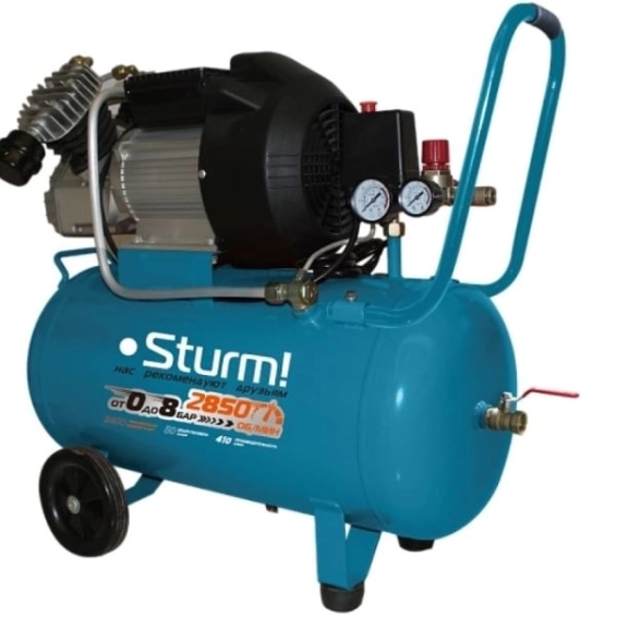 Компрессор Sturm! AC93250 2,4кВт 50л 8бар 410л/мин