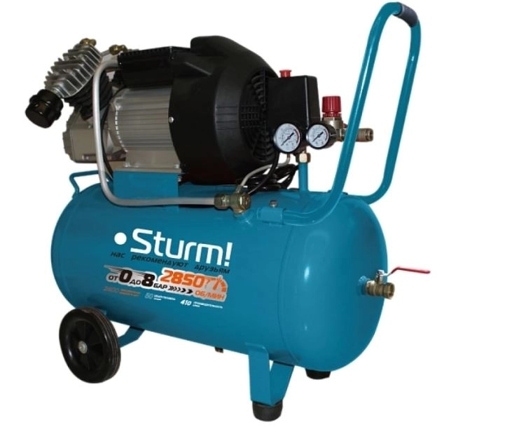 Компрессор Sturm! AC93250 2,4кВт 50л 8бар 410л/мин