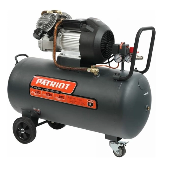 Компрессор Patriot 100-400 Professional 2,2кВт 100л 8бар 400л/мин