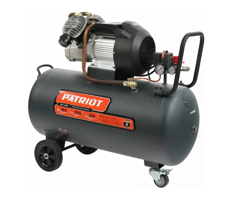 Компрессор Patriot 100-400 Professional 2,2кВт 100л 8бар 400л/мин