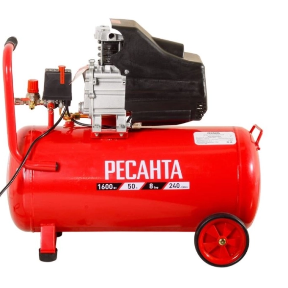 Компрессор Ресанта КП-50/240М 1600Вт 50л 8бар 240л/мин