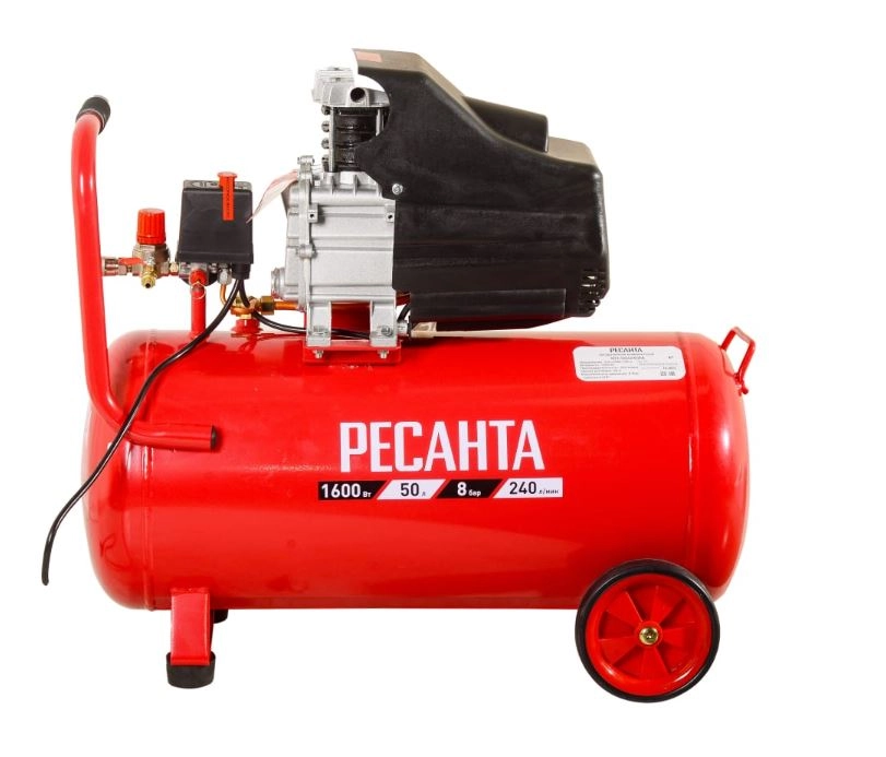 Компрессор Ресанта КП-50/240М 1600Вт 50л 8бар 240л/мин