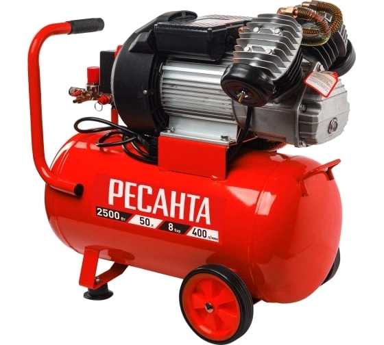 Компрессор Ресанта КП-50/400М 2,5кВт 50л 8бар 400л/мин