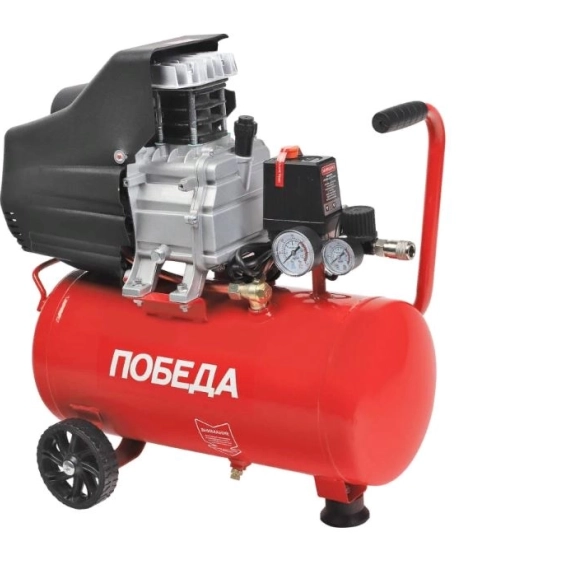 Компрессор Победа КМ 24-230 1,5кВт 24л 8бар 230л/мин