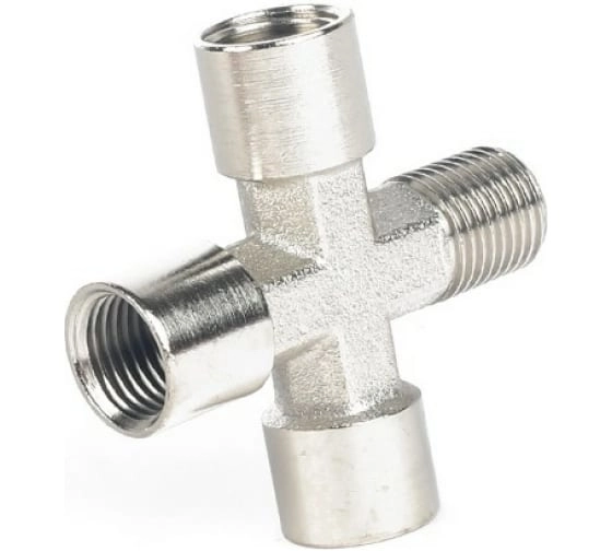 Переходник Patriot 1259/2 крест 1/4"МFFF