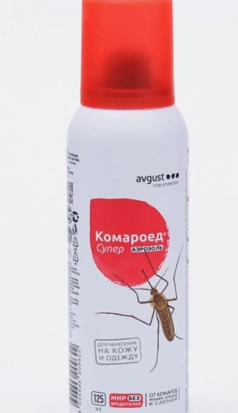 Аэрозоль Комароед супер N12 125мл