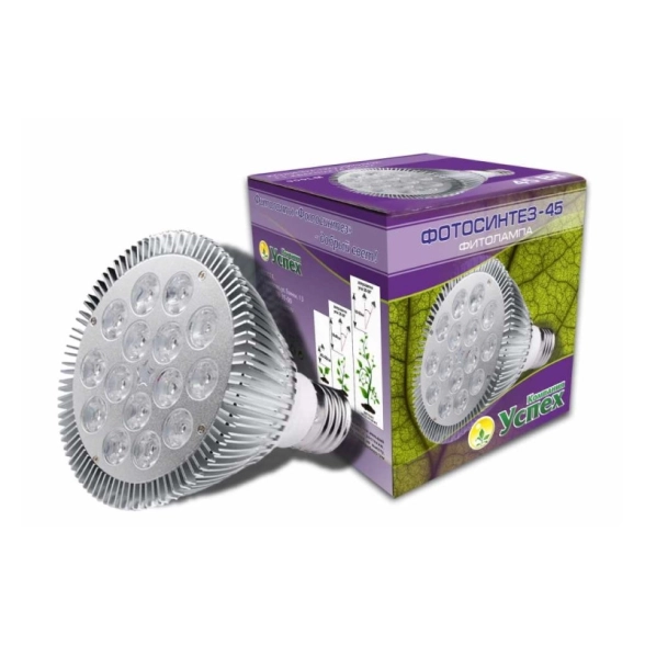 Фитолампа Фотосинтез-45 Е27 15W 900LM 0045