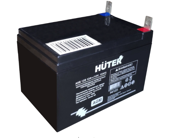 Аккумулятор для генератора Huter 12В 12Ач 64/1/23