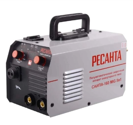Аппарат сварочный Ресанта САИПА-160 5в1 MIG/MAG/MMA/FCAW/TIG 160A 4/0,8мм