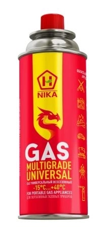 Газ в баллоне Nika зимний -25` +25` 220г