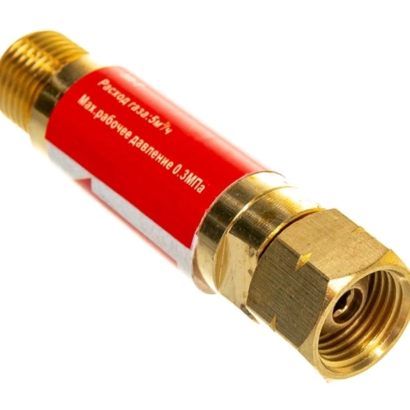 Затвор предохранительный Krass ЗП-Г-10 газ М16x1,5/M16x1,5LH