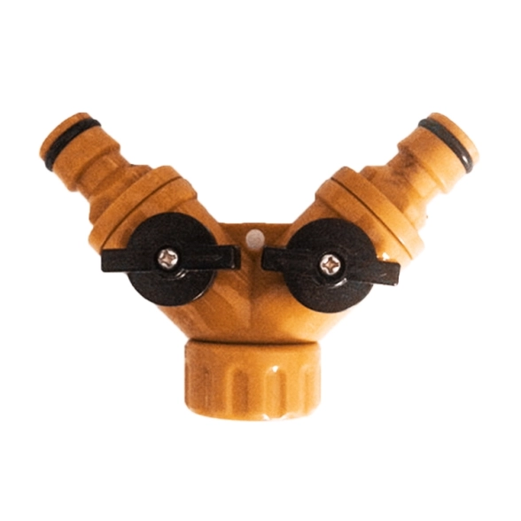 Разветвитель Вихрь регулируемый 2-х канальный со штуцерами