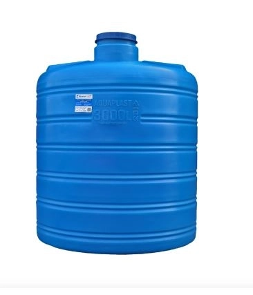 Емкость AQUAPLAST овально-вертикальная 3000л синий