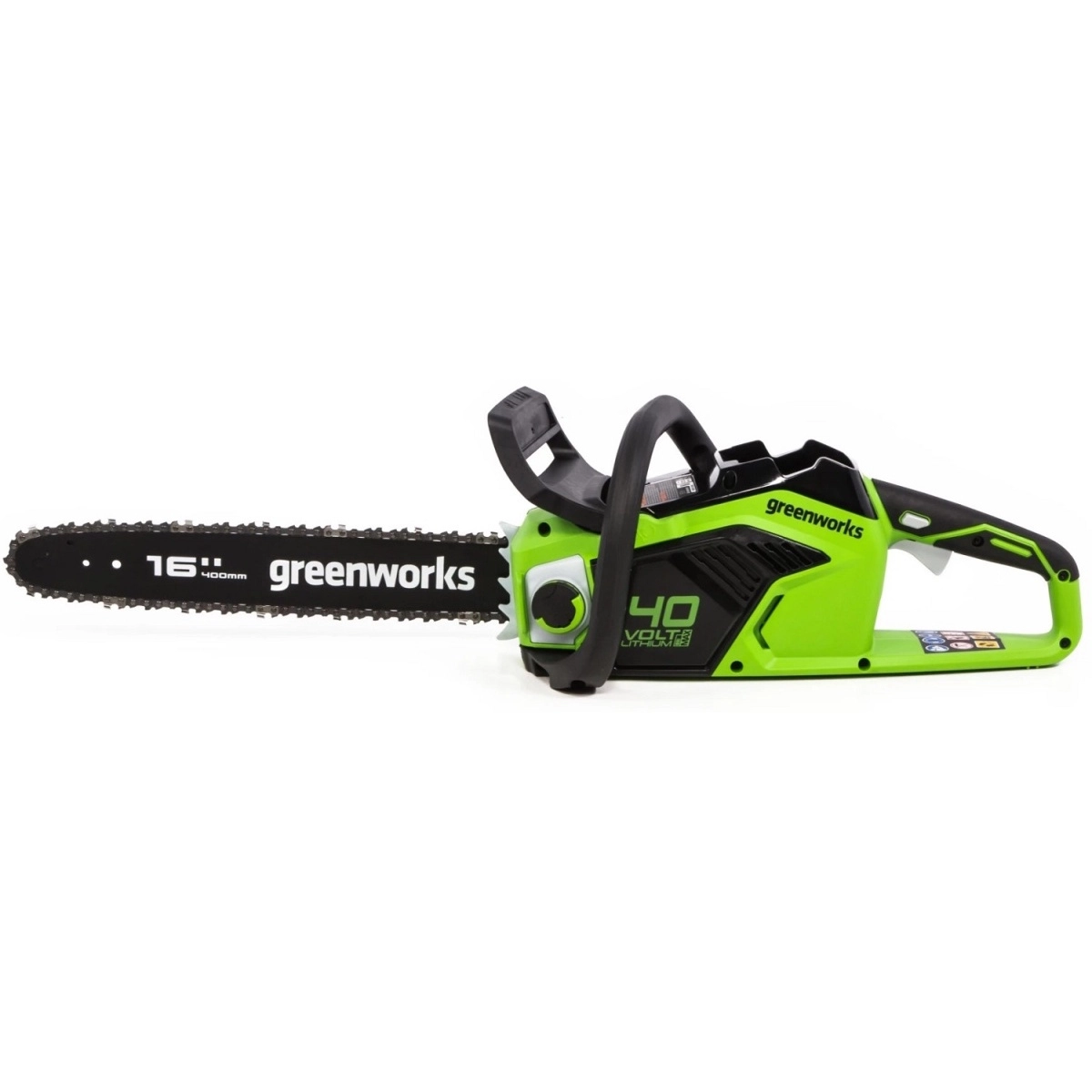 Аккумуляторная цепная пила бесщёточный GreenWorks GD40CS18k4 40В 4Ач 16-image-1