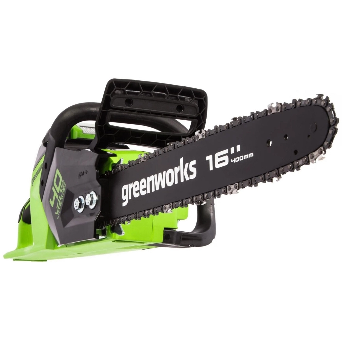 Аккумуляторная цепная пила бесщёточный GreenWorks GD40CS18k4 40В 4Ач 16-image-4