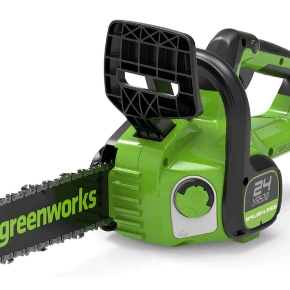 Пила цепная акк. бесщёт. GreenWorks GD24CS30 24В 12" 3/8"-1,3мм без аккумулятора и ЗУ